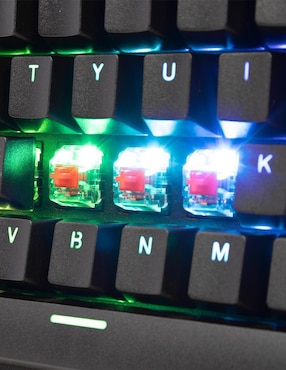 Teclado gamer retroiluminado español Ocelot Gaming OK-TKL2