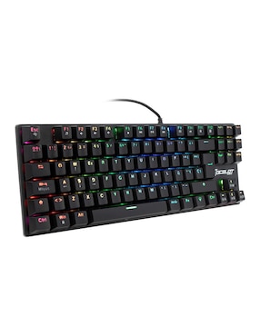 Teclado gamer retroiluminado español Ocelot Gaming OK-TKL2