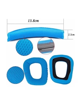 Almohadillas para audífonos Ecoshopmaster Logitech