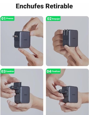 Cargador pared Ugreen USB + USB tipo C