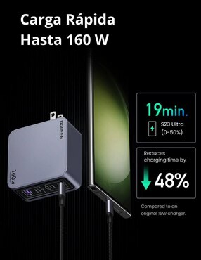 Cargador pared Ugreen USB + USB tipo C
