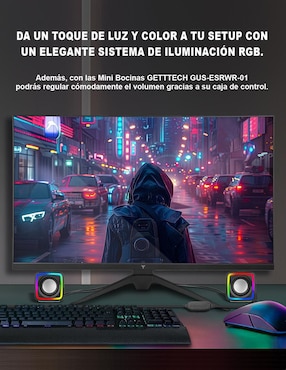 Set de bocinas Getttech GUS-ESRWR-01 alámbrica