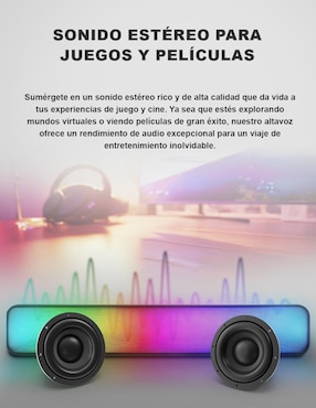 Bocina gaming Getttech GUS-MSRBT-01 bluetooth