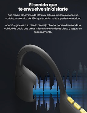 Audífonos True Wireless Getttech Sport Gue-Mssbt-01-Yw inalámbricos