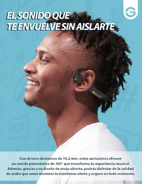 Audífonos True Wireless Getttech Sport Gue-Mssbt-01-Yw inalámbricos