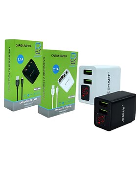 Cargador pared Jie Smart USB tipo A