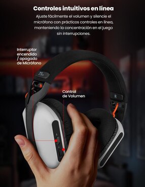 Audífonos gamer Getttech alámbricos