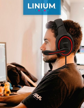 Audífonos gamer Linium alámbricos