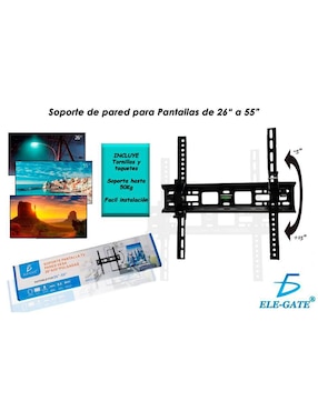 Soporte Ele-Gate para pantalla inclinable 26 - 55 pulgadas