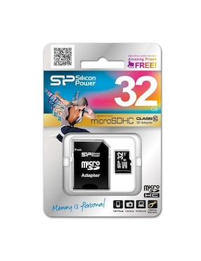 Memoria micro SD Silicon Power capacidad 32 GB
