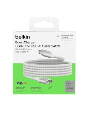Cable USB C Belkin de 2 m