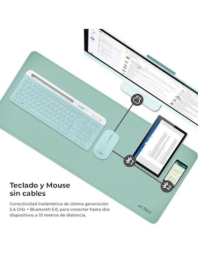 Mouse y teclado Acteck Creator Virtuos Slik mk720