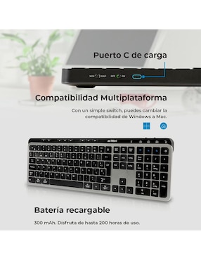 Mouse y teclado Acteck Creator Krea mk755