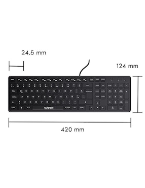 Mouse y teclado Quaroni KAQ01