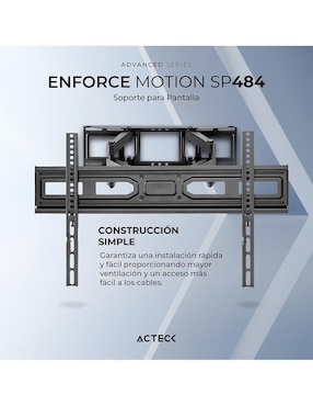 Soporte Acteck para pantalla articulado 37 - 80 pulgadas