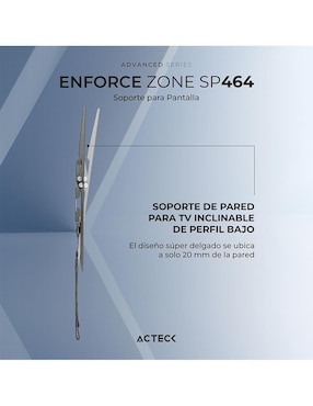 Soporte Acteck para pantalla inclinable 32 - 70 pulgadas