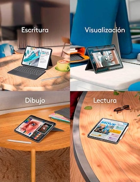 Teclado conexión inalámbrica Logitech Combo Touch para iPad Pro de 11 pulgadas (M4)