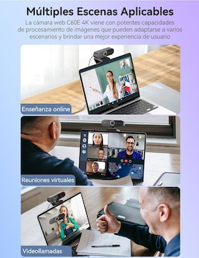 Webcam de 3840 Px X 2160 Px Emeet Smartcam C60E 4k