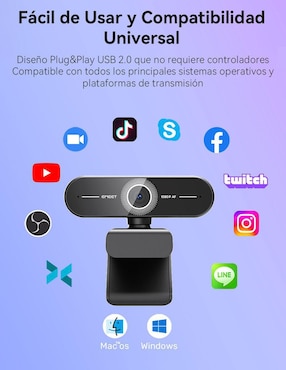 Webcam de 3840 Px X 2160 Px Emeet Smartcam C60E 4k