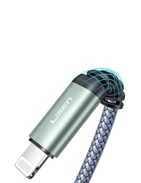 Cable USB A Lisen a tipo lightning de 3 m