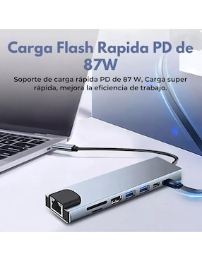 Hub Mr. Gadgets de 8 contactos