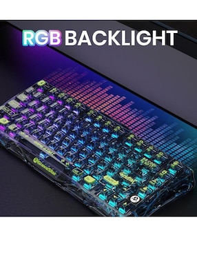 Teclado gamer retroiluminado español Gravastar K1 Lite