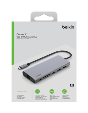 Hub Belkin INC009BTSGY de 7 contactos