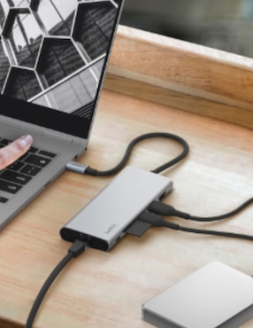 Hub Belkin INC009BTSGY de 7 contactos