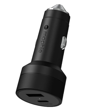 Cargador auto Mophie USB tipo A + USB tipo C