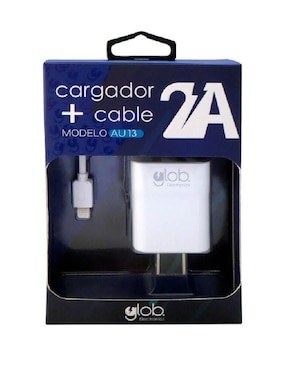 Cargador pared Glob Lightning + USB