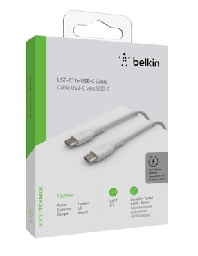 Cable USB C Belkin de 2 m