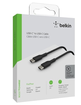 Cable USB C Belkin de 2 m