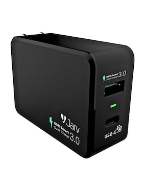 Cargador pared Jarv USB + USB tipo C