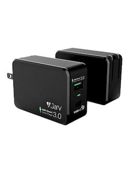 Cargador pared Jarv USB + USB tipo C