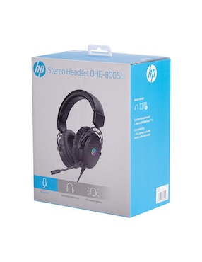 Audífonos de diadema Hp Dhe-8005U inalámbricos con cancelación de ruido