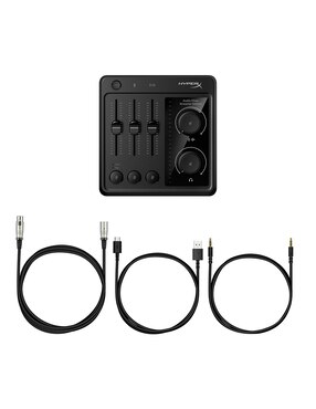 Micrófono gamer Hyperx Creator Audio Bundle alámbrica