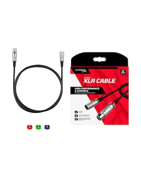 Micrófono gamer Hyperx Creator Audio Bundle alámbrica