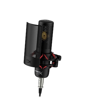Micrófono gamer Hyperx Creator Audio Bundle alámbrica