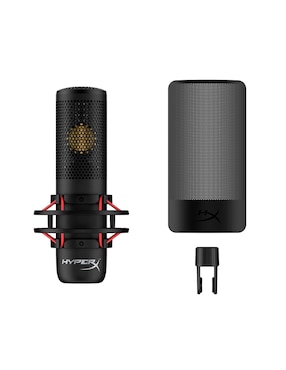 Micrófono gamer Hyperx Creator Audio Bundle alámbrica