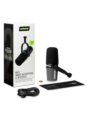 Micrófono profesional alámbrico Shure shure mv7i