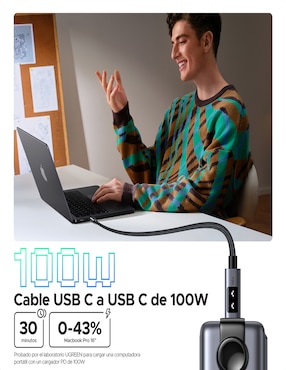 Cable USB C Ugreen de 1 m