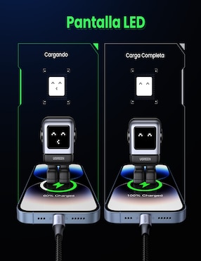 Cargador pared Ugreen 15570 USB + USB tipo C