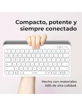 Teclado conexión inalámbrica Acteck Inspire Trek TI737