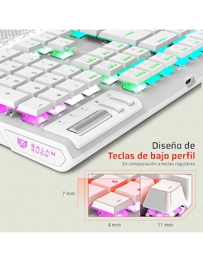 Teclado gamer conexión inalámbrica Balam Rush Dominate Expert GK979I