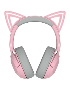 Audífonos gamer Over-Ear Razer Kraken Kitty V2 Bt Rgb inalámbricos