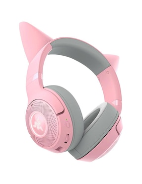 Audífonos gamer Over-Ear Razer Kraken Kitty V2 Bt Rgb inalámbricos