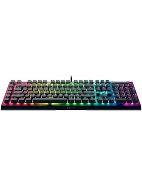 Teclado gamer conexión alámbrica Razer BlackWidow V4 X RGB