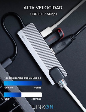 Hub Linkon Cartera de 5 contactos