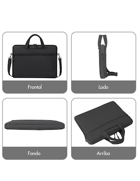 Maletín Op con compartimiento para laptop 9 pulgadas y celular