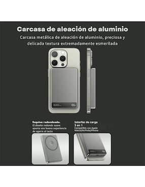 Batería portátil MR. GADGETS 5000 mAh